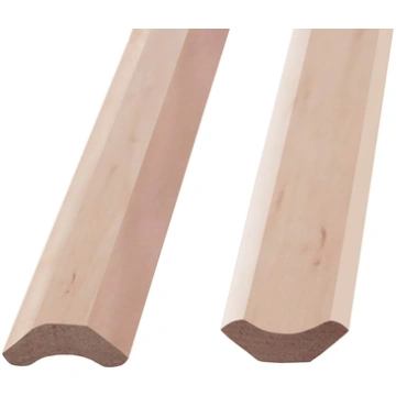 Iekšējā stūra līste pirts apdarei 2400x30x11mm mel
