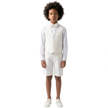 MANUEL RITZ Completo Cerimonia Boy 2 pezzi Gilet+B
