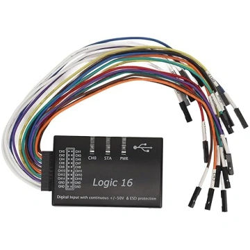 SENECESLI kompakts 16-kanālu USB loģikas analizato