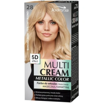 Matu krāsa Joanna Multi Cream Metallic Color, 28 L