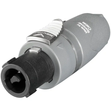 NEUTRIK speakON NL2FX-SOM-D 2-pole 4 mm² pelēks ko