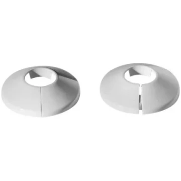 Sienas dekoratīvā rozete 16mm balta