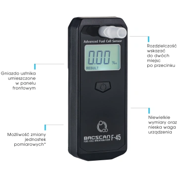 Alkomat BACscan F-45 | BACscan F-45 | 590743706275