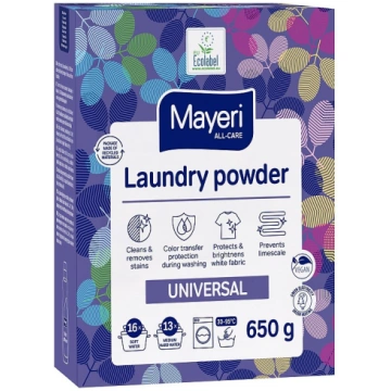 MAYERI All-Care Universal veļas pulveris 650g P909