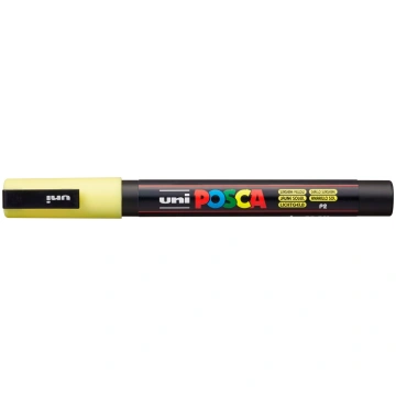 Marķieris ūdens bāzes UNI Posca PC-3M pasteļdzelte