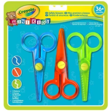 SCISSORS CRAYOLA SAFETY 3PCS 071662681197 (0071662