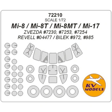 Mi-8 / Mi-8T / Mi-8MT / Mi-17 (ZVEZDA/ REVELL/ BIL