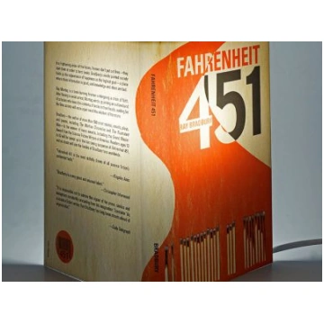 FAHRENHEIT 451 - Abat Book Lamp Art Frigò