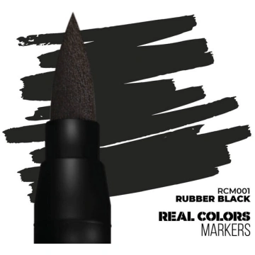 AK Interactive - RCM001 - Rubber Black, marķieris