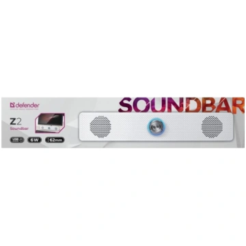 DEFENDER SOUNDBAR Z2 6W LED WHITE 65192