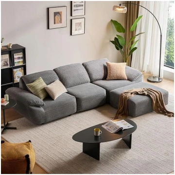 LINSY HOME Corner Sofa with Sleep Function - 290 c