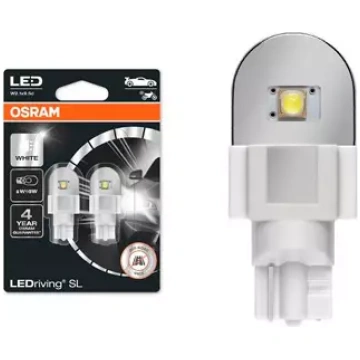 LED spuldžu pāris OSRAM LEDriving SL W16W 12V vēsi