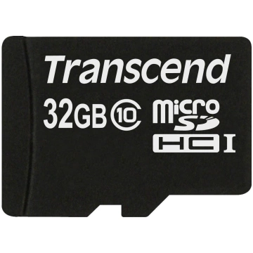 SD microSD Card 32GB Transcend SDHC Class10 w/adap