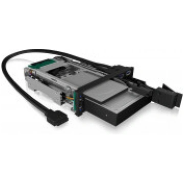IB-174SSK-U 2-bay Mobile Rack for 1x 2.5" and 1x 3