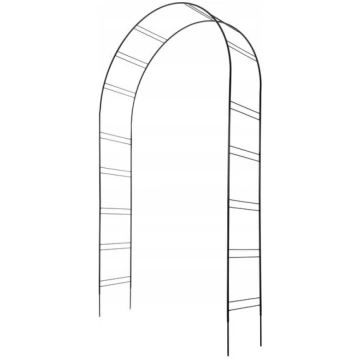Dārza arkas lapene, metāla, ziediem, rozēm, 255 cm