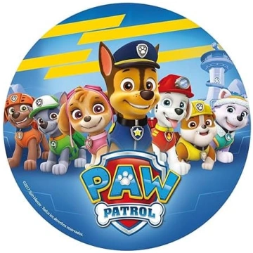 Paw Patrol Round Cake Topper / kūkas rotājums, apa