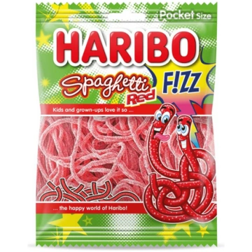 Konfektes HARIBO (SPAGHETTI RED FIZZ), 70 g, MIX02