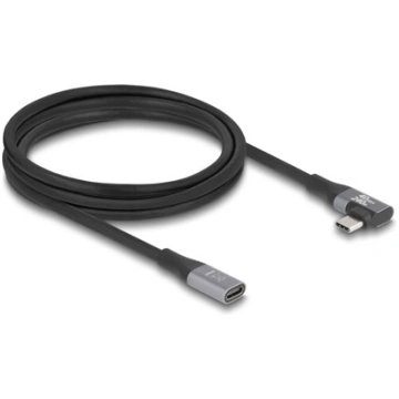 Delock USB 20 Gbps extension cable angled left / r