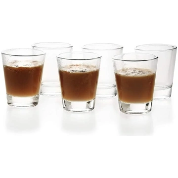 BCnmviku Shot Glasses caurspīdīgu stikla glāžu kom