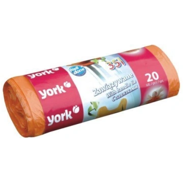 York iesiešanas atkritumu maisi 35L / 20gab