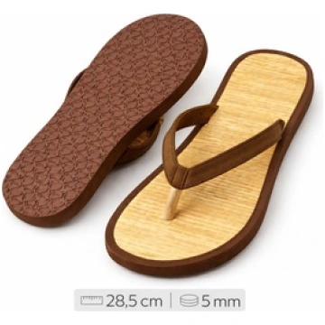 Flip-Flop čības,sandales bambusa 5mm 28,5cm