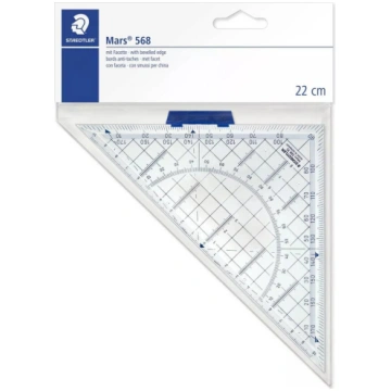 Lineāls Staedtler Mars 568 Transparent