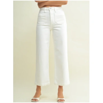 Mae Patch Pocket Jean Just Black Denim