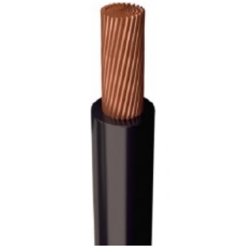 Vads H07V-U 1x16mm2 melns Liet kabelis