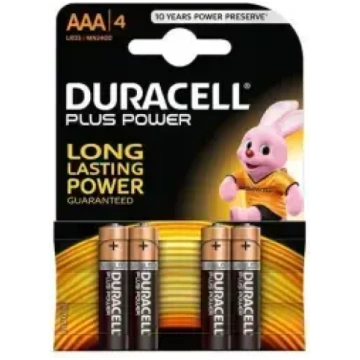 Duracell AAA sārma baterijas 4 gab