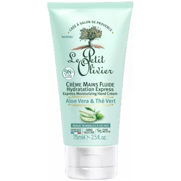 LE PETIT OLIVIER Aloe Vera & Green Tea roku krēms,
