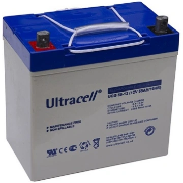 Akumulators Ultracell UCG55-12 (55Ah, 12V)