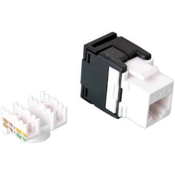 Keystone Cat.6 UTP, tool-free, balts, Value 26.99.