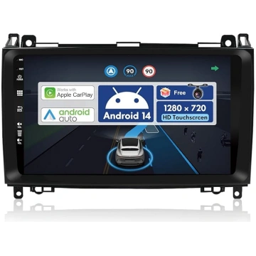 Android 14 IPS Auto Radio priekš Benz W169 W245 B1