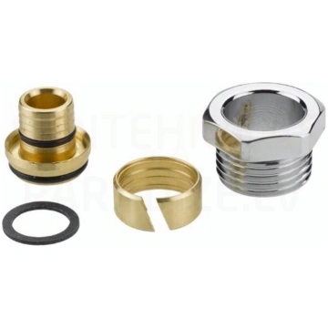 Danfoss kompresijas savienojums (hromēts) 1/2" (ca