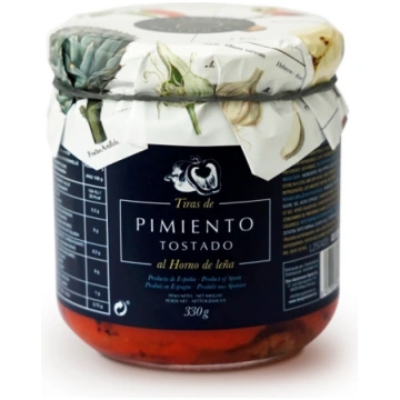 Apceptas paprikas šķēles malkas krāsnī, 330g 4130