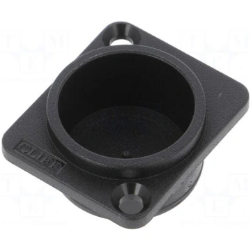 Protection cap | countersunk screw hole | black | 