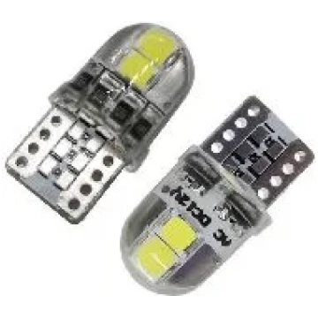 LEMPUTĖS W5W T10 LED 4SMD CANBUS 12V (2VNT) Tiešsa