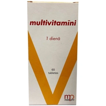 MP Multivit.`1 dienā` tab.N60 Medpro