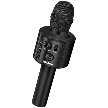 BONAOK Bluetooth karaoke mikrofons pieaugušajiem,
