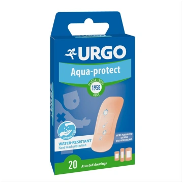 URGO WASHABLE, ūdensizturīgs plāksteris, 3 izmēri,