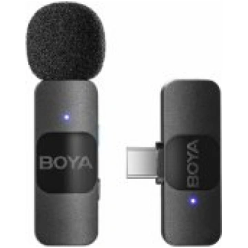 Boya Wireless Microphone BY-V10 USB-C aksesuārs BY