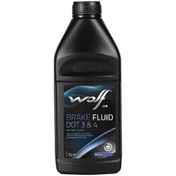 Wolf 8307805 - BRAKE FLUID DOT3&4 1L DOT4. DOT3 Br