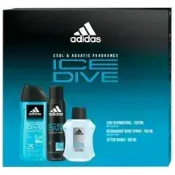 Adidas Ice Dive Gift set Aftershave 100 ml, shower