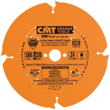 Griešanas disks šķiedru cementam CMT 236; 180x2.4x
