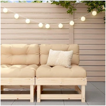 Homgoday Central Garden Sofa Solid Pine Wood Sofas