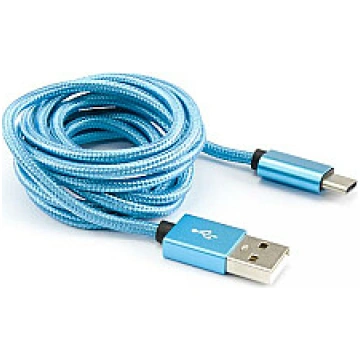 Sbox USB->Type C M/M 1.5m CTYPE-1.5BL blue T-MLX35