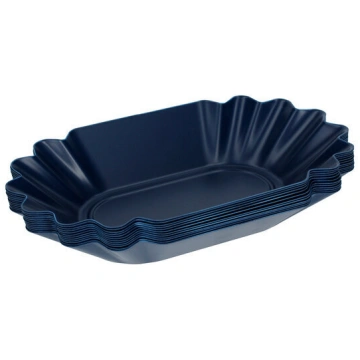 Rhinowares zilie ovālie kafijas kafijas trauki - 1