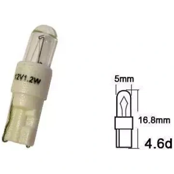 Spuldze 12V 1,2W, balta