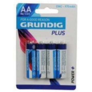 GRUNDIG Power Plus AA 4pcs Baterijas 2525587-GRUND