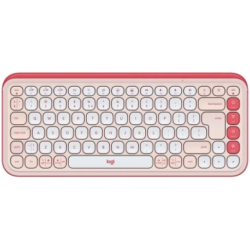 KEYBOARD WRL POP ICON KEYS/LIL&OFF WH 920-013073 L